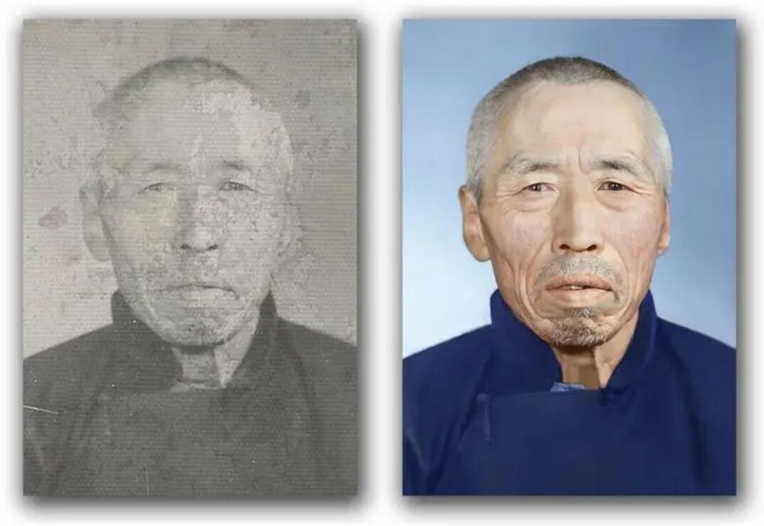 峪泉镇破损照片修复-56
